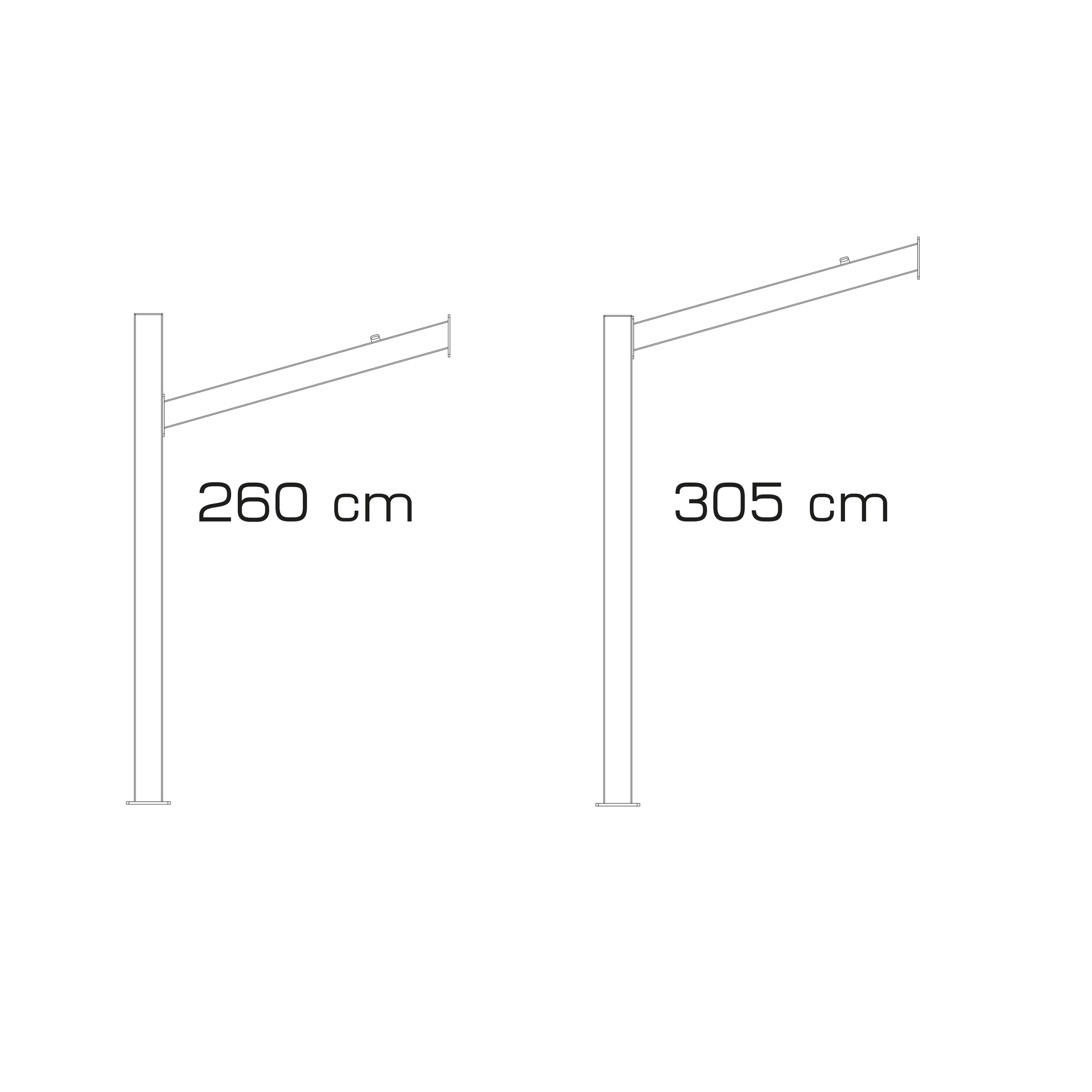 Outdoor Slammer – 165 cm Ausladung