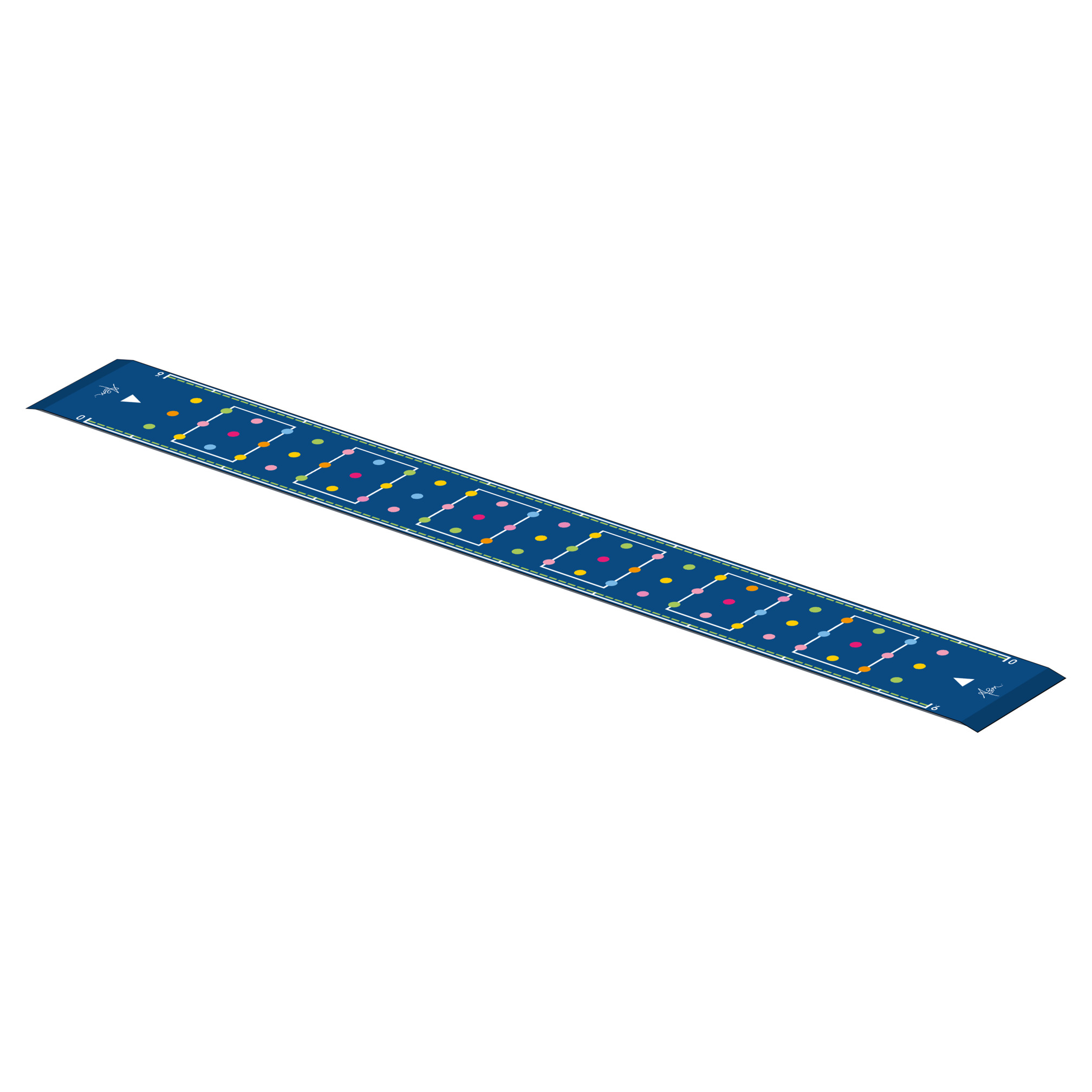 ASM Lange Matte - Dots - 10m, Sandwich Füllung