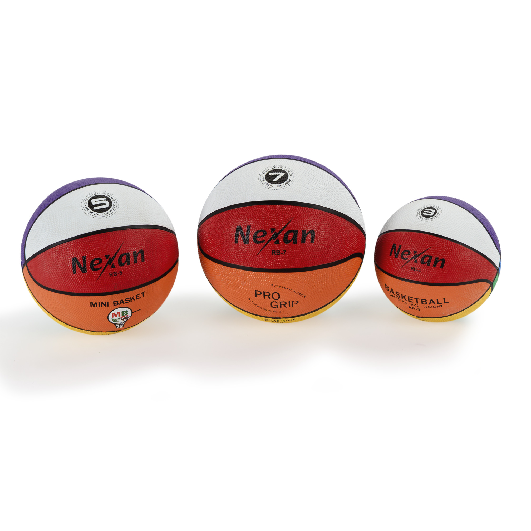 Nexan Basketball Rainbow, Größe 5