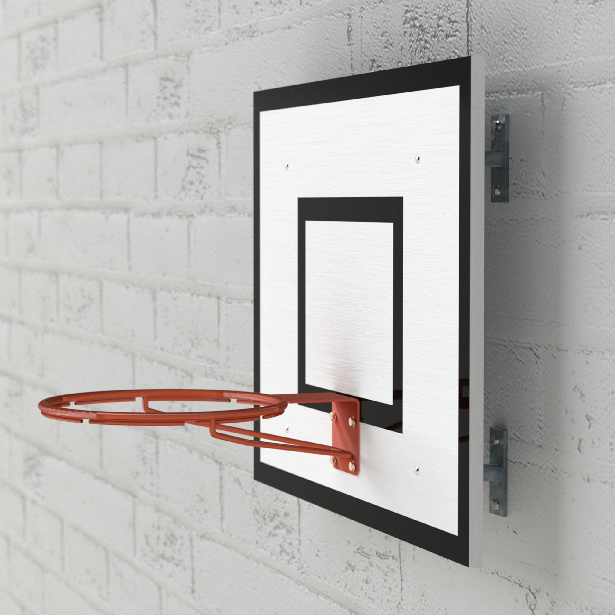 Wandmontierte Basketball Zielbrett – Indoor/Outdoor