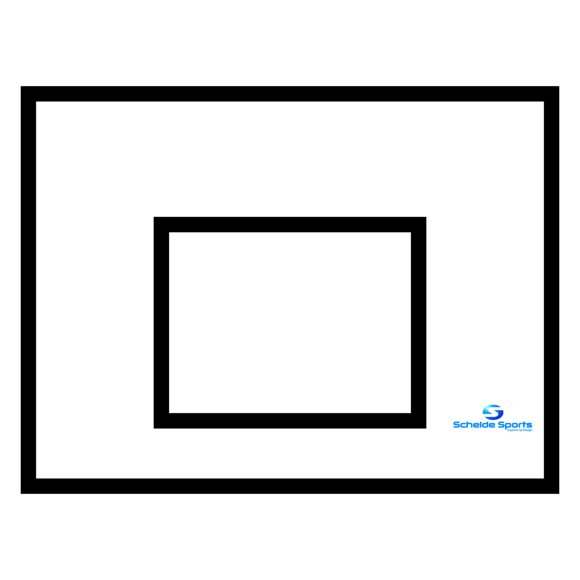 Outdoor Basketball Zielbrett (Polyester) – 120x90 cm