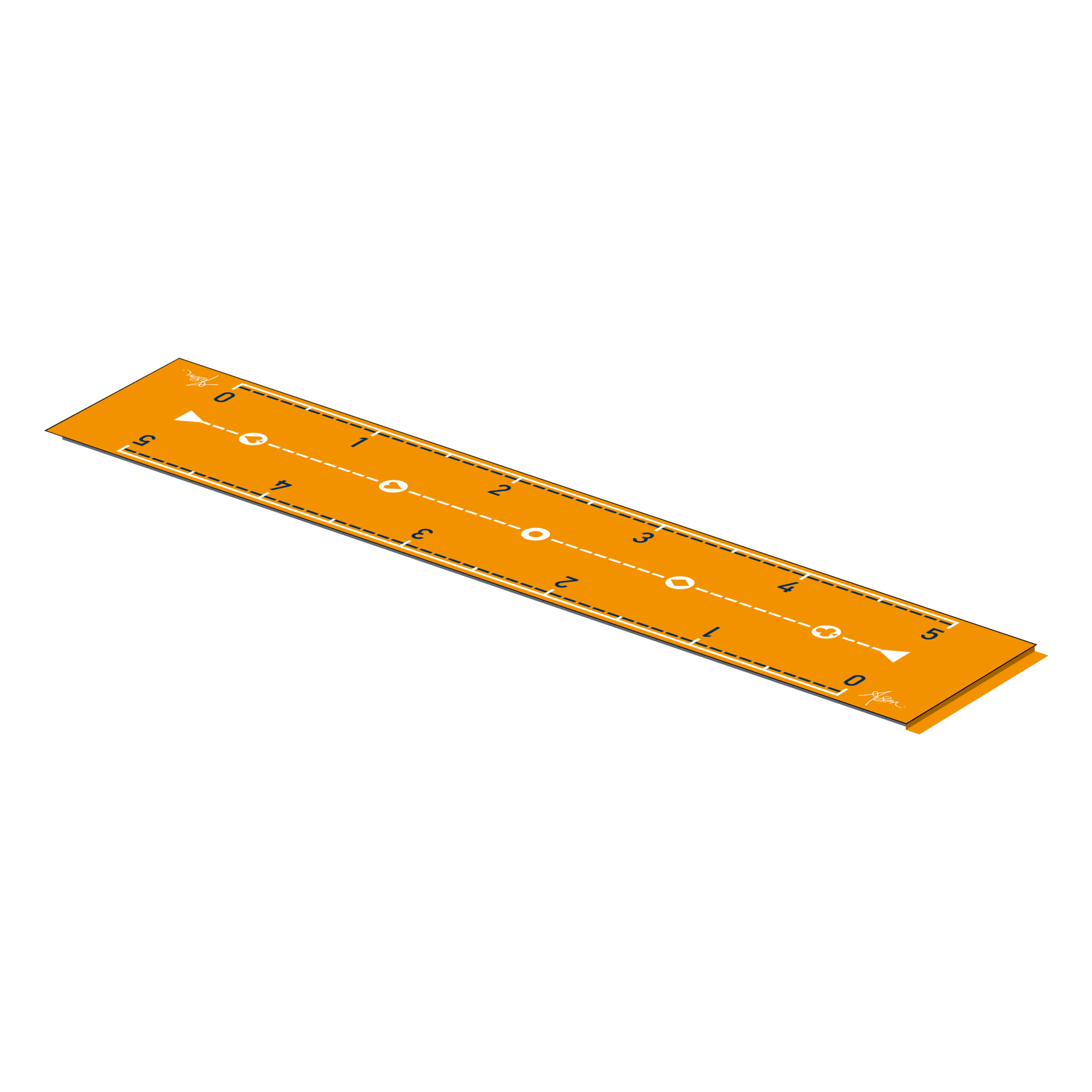 ASM Lange Matte - Ruler - 6m, Sandwich Füllung