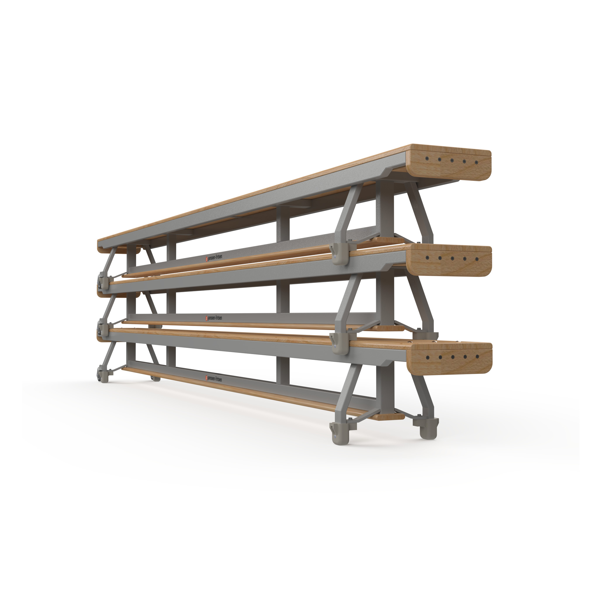 Turnbank, 360 cm, mit Balancierbalken, 10 cm, Janssen-Fritsen, Essential