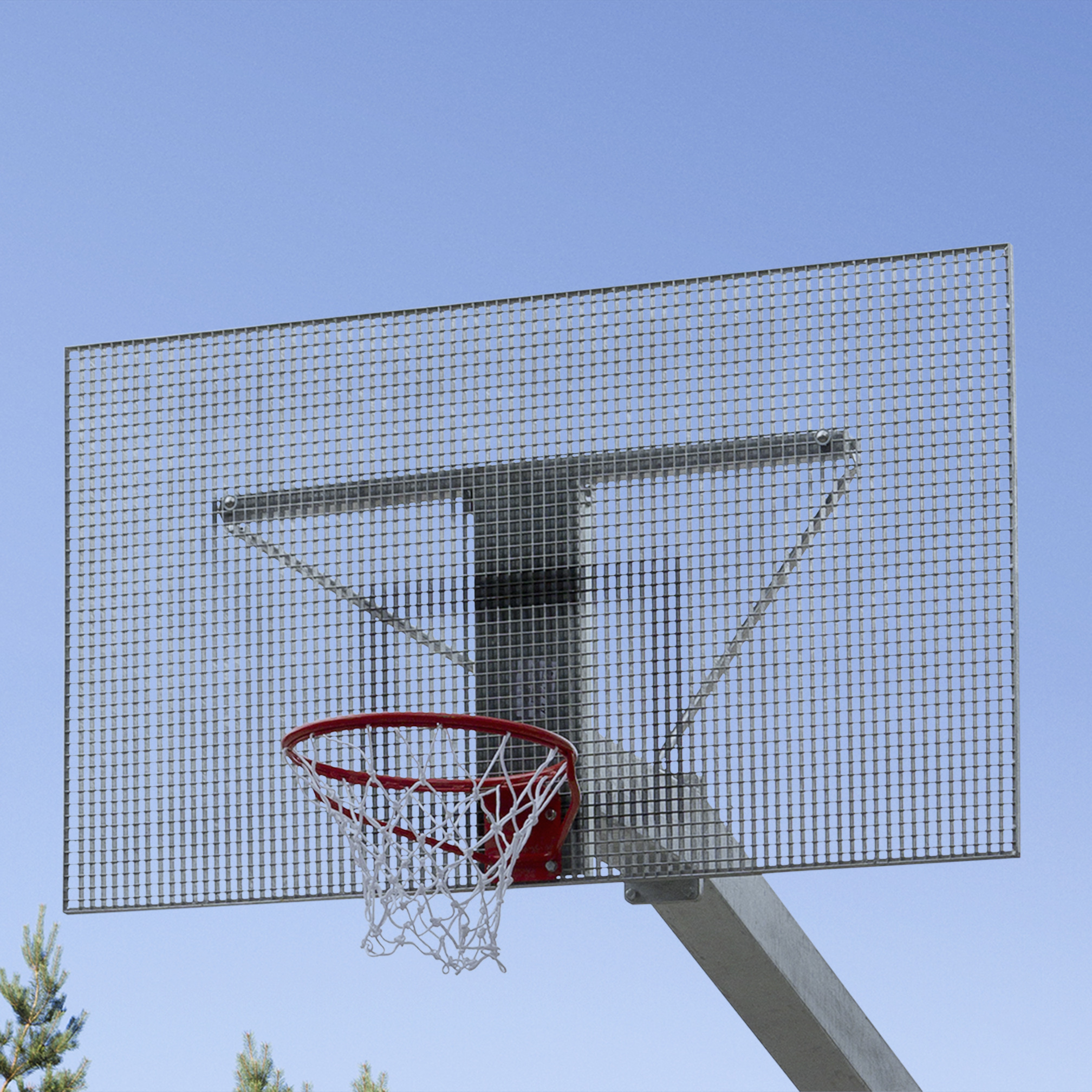 Stahl Basketball Zielbrett – 180x105 cm - Vandalismussicher