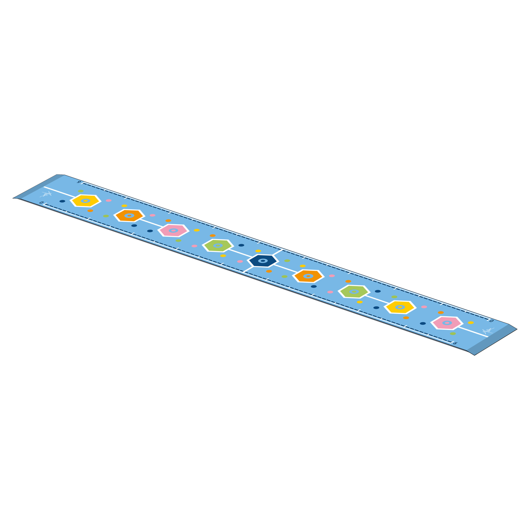 ASM Lange Matte - Hexagon - 10m, Sandwich Füllung