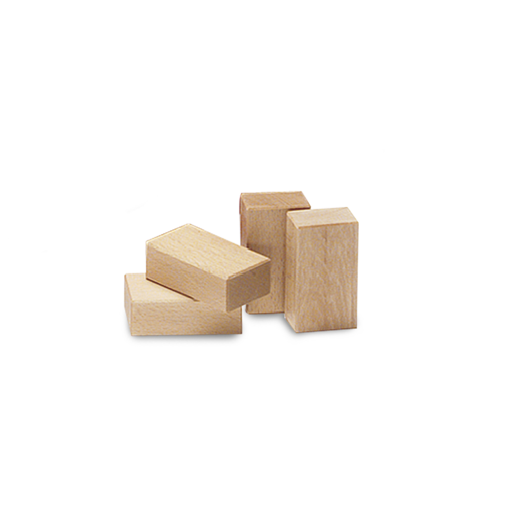 Spielklotz Holz, 10x6x4 cm